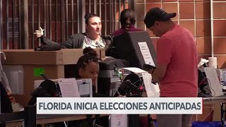 Comienza votación adelantada en Florida para elecciones de medio término