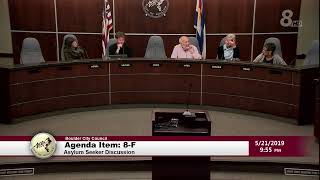 Boulder City Council Meeting 5-21-19