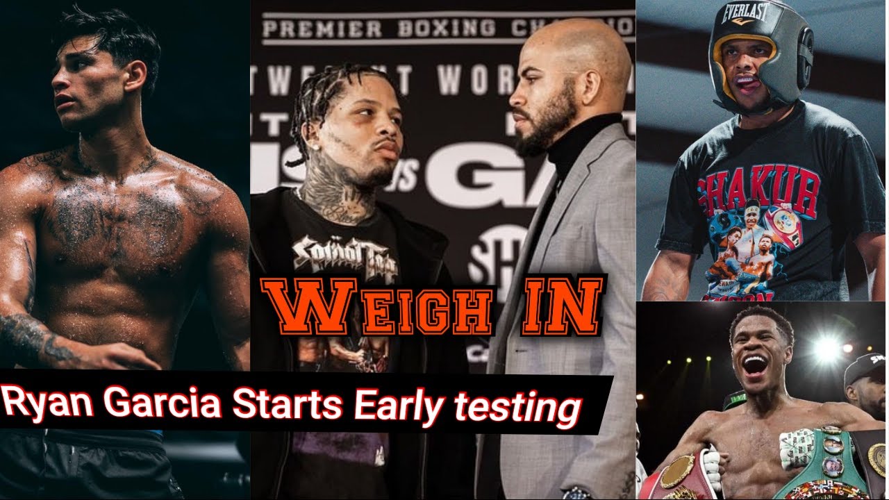 Tank On Weight Ready!! Ryan Garcia Starts Early Testing + Shakur Wants ...