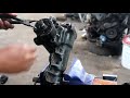 How to repair power steering box Mitsubishi pajero 2.5/ Cara menukar oil seal steering box pajero