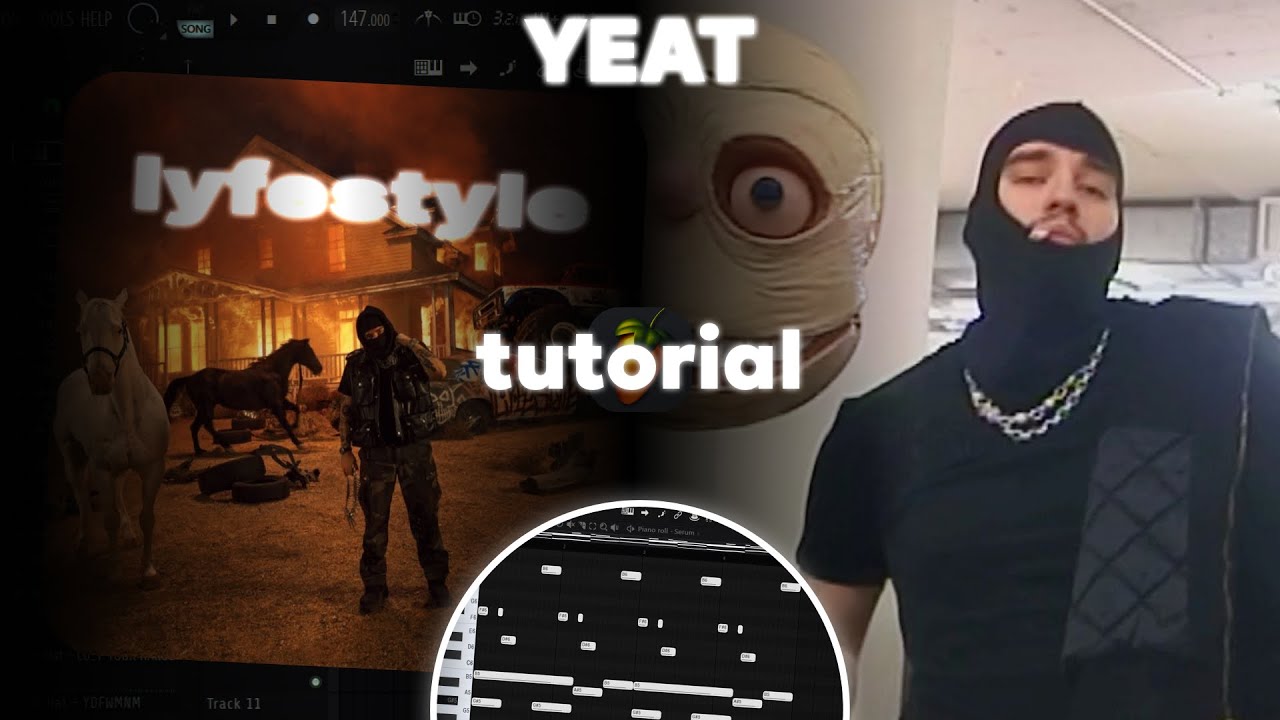 How To Make Yeat Type Beat Fl Studio Tutorial Youtube