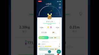 ポケモンGOでデデンネをゲット！ #Shorts