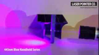 1 Watt 445nm Blue Laser Pointer Vs. Foam Figure 8 | SKY Technologies