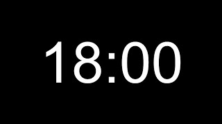 18 Minute Timer / 1080 Seconds Timer