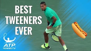 TOP 30 BEST EVER ATP TENNIS TWEENERS! 🌭