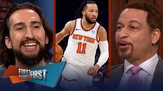 Knicks beat Pacers in Game 1, Is Jalen Brunson a superstar? | NBA | FIRST THINGS