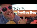 Bye Bye Bye - *NSYNC Guitar Tutorial (Beginner Lesson!)