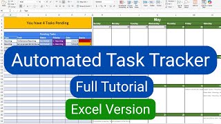 Build Your Own Rolling Automated Task Tracker In Excel With This Full Tutorial