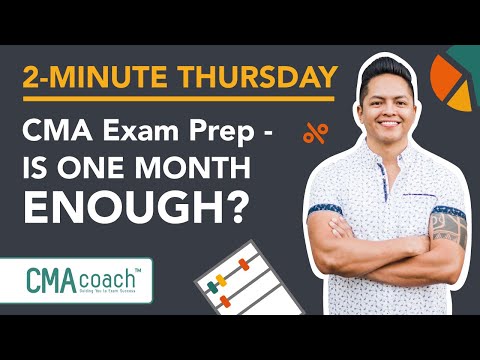 How can I pass my CMA in 2 months?