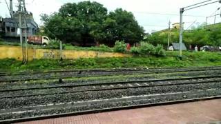 Kamakhya - Sealdah Weekly SF AC Exp.  Speeding Up  At  SAINTHIA JN