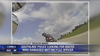 Police search for biker who brake checked Southlake motorcycle officer