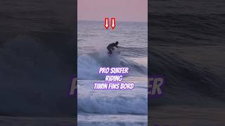 pro surfer riding tiwin fins bord🤙😍🏄 #surfing #shorts #viral