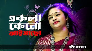 একলা কেনো আইসাছো । বৃষ্টি সরকার । Bristy Sarker New Bangla Song