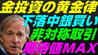 【米国株】金投資の黄金律『下落は中央銀行が買う』非対称トレード！上昇待ったなし！インフレリスクヘッジ景気後退リセッション暴落FRB政策【NASDAQ100レバナスS\u0026P500投資ナスダック経済ニュース