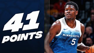 Anthony Edwards (41 PTS) GETS BUCKETS In Timberwolves Win! 🐜 | February 13, 2024