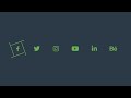 Amazing Hover Effect On Social Media Buttons Using HTML & CSS