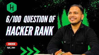 HackerRank Q6: CamelCase | Coding Challenge Solution
