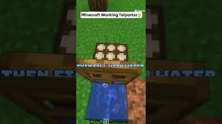 Minecraft Night Teleporter😱 #buildhacks #minecraft
