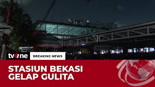 Stasiun Bekasi Alami Mati Listrik, Begini Pengakuan Penumpang | Breaking News tvOne