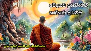 අවිද්‍යාව දුරුවීමෙන් තණ්හාව දුරුවීම Ven. Alawwe Anomadassi Thero