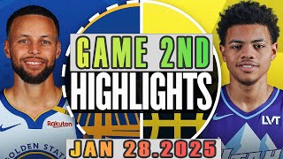 Golden State Warriors VS Utah Jazz Game 2nd Highlights Jan 28,2025 NBA Season 2024-25