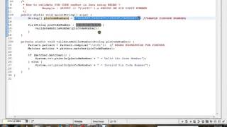 HOW TO VALIDATE PIN CODE NUMBER IN JAVA USING REGEX