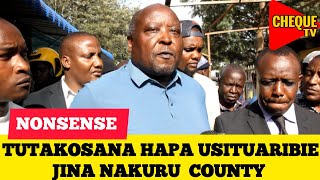 SHUT UP! WEWE BETT TUTAKOSANA NA WEWE, Standstill at City Stage as No Nonsense Mp Samuel Arama ROARS