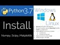 Install Python 3.7 on Windows or Linux