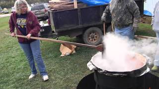 Apple Butter Stirring at the Middle Island Harvest Festival (WV)