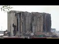 Part of Beirut's blast-damaged port silos collapses • FRANCE 24 English