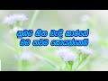 gahaka mal pipila ගහක මල් පිපිලා karaoke karunaratna divulgane sinhala karaoke without voice