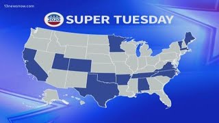 How could Super Tuesday in Virginia affect the presidential election?