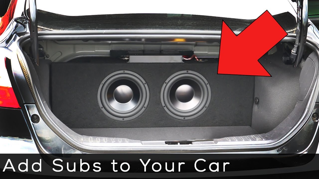 Adding A Subwoofer To Your Vehicle - YouTube