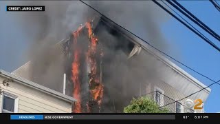 New Rochelle Police Officers Help Rescue Residents From Burning Building