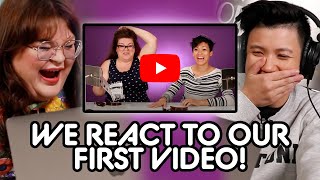 Kristin & Jen React To Their First Youtube  | Kitchen & Jorn