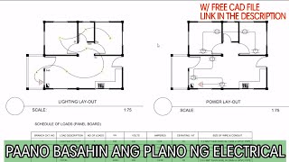 Paano basahin ang Electrical Plan