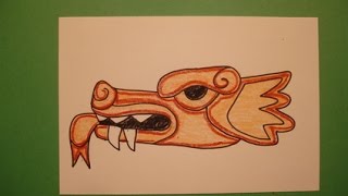 Let's Draw an Aztec Dragon!