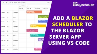 Add a Blazor Scheduler to the Blazor Server App Using VS Code