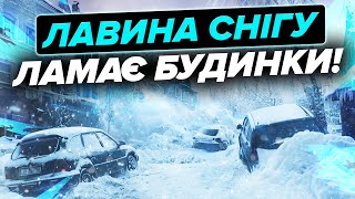 ❗️Почалося! ОДЕСУ ЗАВАЛИЛО СНІГОМ, місто паралізувало. У РФ АПОКАЛІПСИС, стихія розвалює будівлі