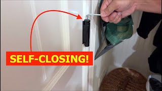 INSTALL SELF CLOSING DOOR HINGES - MAKE YOUR LIFE EASIER!