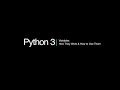 Python 3 Programming Course: 6 - Variables