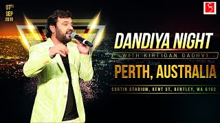 DANDIYA NIGHT | Perth, Australia | By Kirtidan Gadhvi \u0026 Nisha Barot