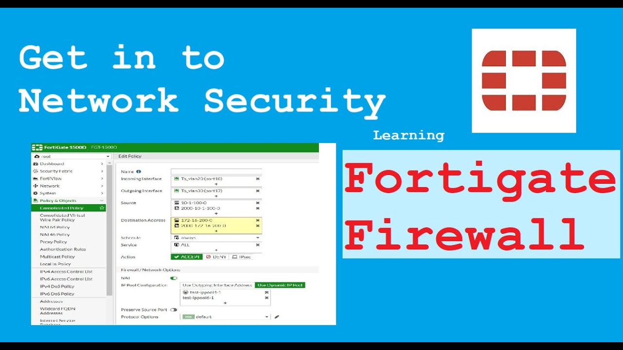 Fortinet Firewall Configuration | FortiGate Firewall - YouTube