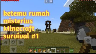 Mencoba seed dead666.exe dan menemukan bangunan misterius Minecraft survival indonesi #1