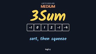 3Sum — LeetCode #15 (Medium) — Python | Logixy