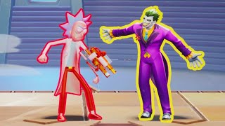 MultiVersus - Joker and Rick (Rick and Morty) Unique Interactions HD