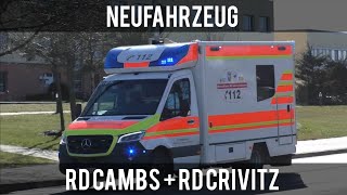 Neufahrzeug/LED Tannenbaum - NEF RW Crivitz + RTW DRK RW Cambs