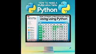 Python Multiplication Table Tutorial (Easy Code for Beginners)