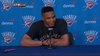 Russell Westbrook Postgame Interview | Rockets vs Thunder | January 9, 2020