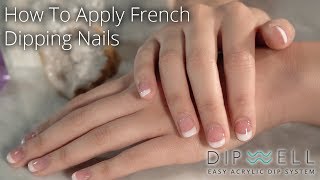 How to Apply French Nail Art using Dip Powder | Nail Tutorial by DipWell